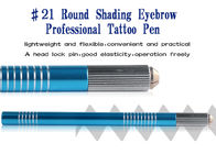 Stylos bleus de sourcil/eye-liner/lèvre de Microblading d'ombre professionnelle