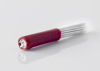 Le cosmétique composent la lame rouge ronde d'ombrage des aiguilles 21 de Microblading