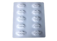 Peau blanche des lèvres 3D de fausse de maquillage peau permanente en caoutchouc de pratique en matière pour Microblading