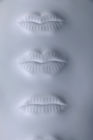 Peau blanche des lèvres 3D de fausse de maquillage peau permanente en caoutchouc de pratique en matière pour Microblading