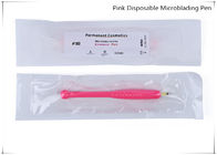 Le maquillage permanent jetable rose usine le stylo manuel de Microblading de sourcil de # lame 18 U