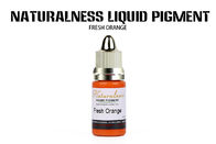 La lèvre orange fraîche de colorants liquides purs d'usine de naturel colore l'encre avec 12 ml
