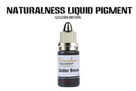 Le maquillage permanent organique d'or de Brown pigmente le colorant liquide d'encre de naturel