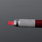 Lame rouge plate rouge d'ombrage de la couleur #14 d'aiguilles de Microblading de tatouage de sourcil d'Ombre