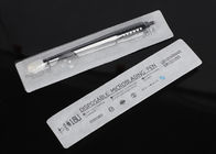 Outil noir de sourcil de Microblading/stylo manuel jetable avec la brosse