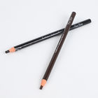 Crayon de sourcil profond de traction de visage imperméable Brown + cosmétique de petit pain de papier de noir