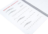 Livre anglais de tatouage de sourcil d'exercice de Microblading pour la formation de l'UGP