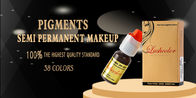 Colorants permanents organiques de maquillage 38 encres cosmétiques de tatouage de couleurs