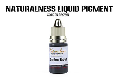 Le maquillage permanent organique d'or de Brown pigmente le colorant liquide d'encre de naturel