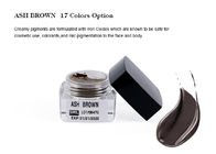 Le sourcil original Microblading colore les colorants cosmétiques permanents crèmes de Brown de CENDRE d'encre